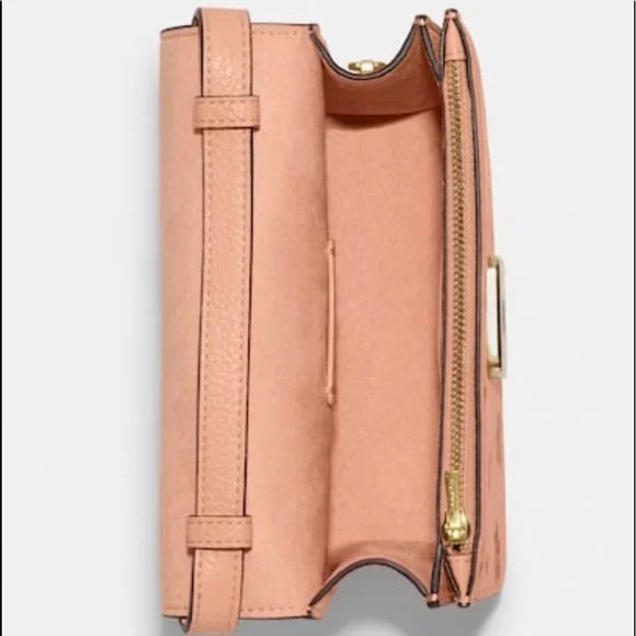 🔥HP🔥Coach LEATHER Mini Brynn Crossbody Mystical Floral Print Bag🔥FINAL PRICE! - Picture 4 of 5